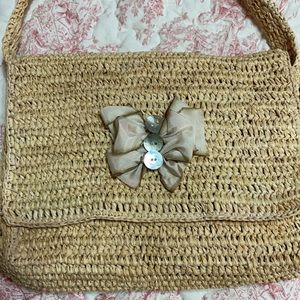 NWT Vintage Rapunzel Rapunzel straw bag
